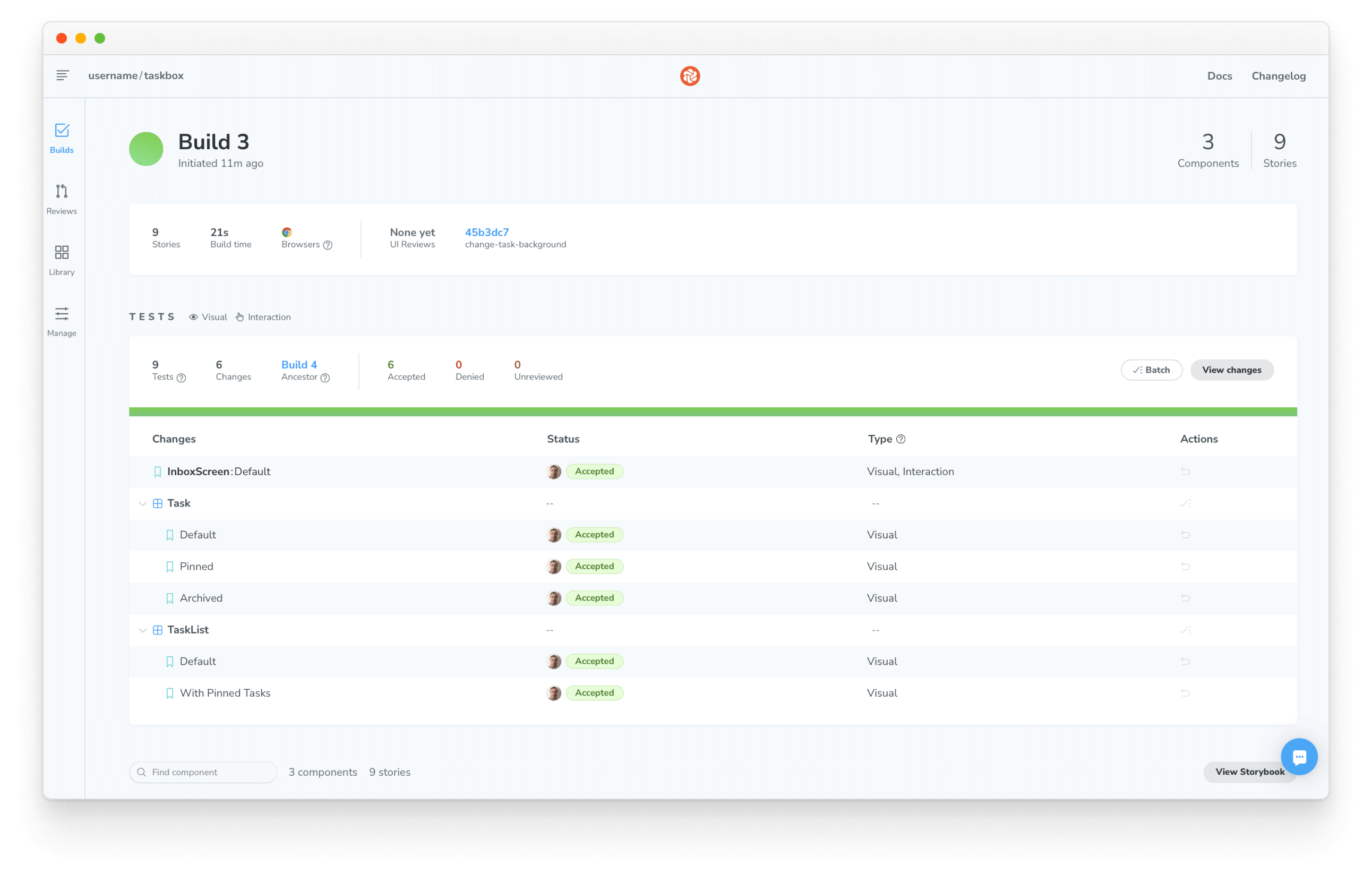 Modifiche pronte per essere unite